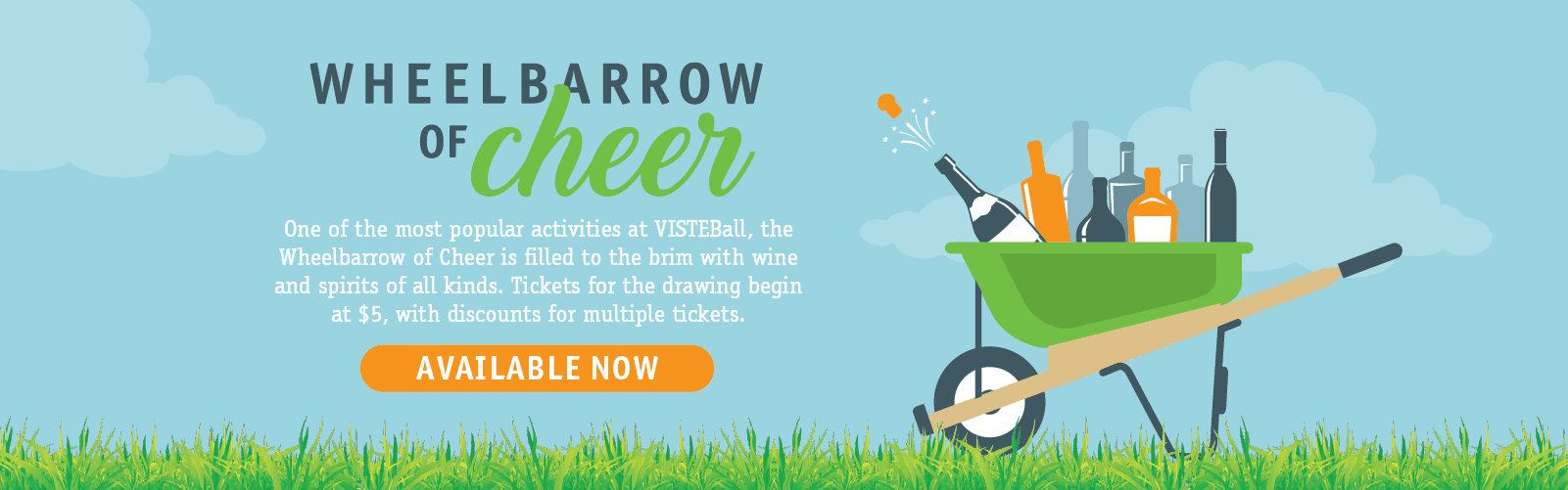 visteball wheelbarrow of cheer