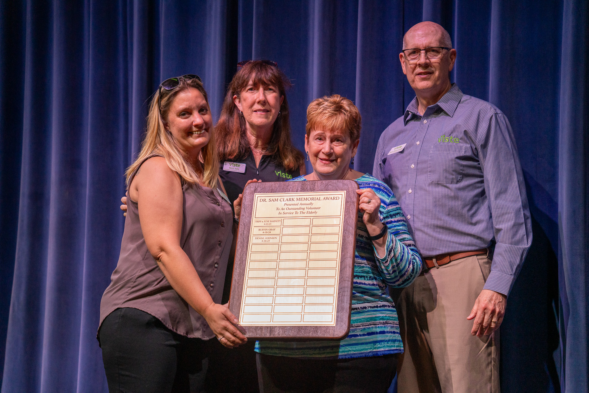 Denise Johnson Denise Johnson - Dr. Sam Clark Volunteer of the Year Award